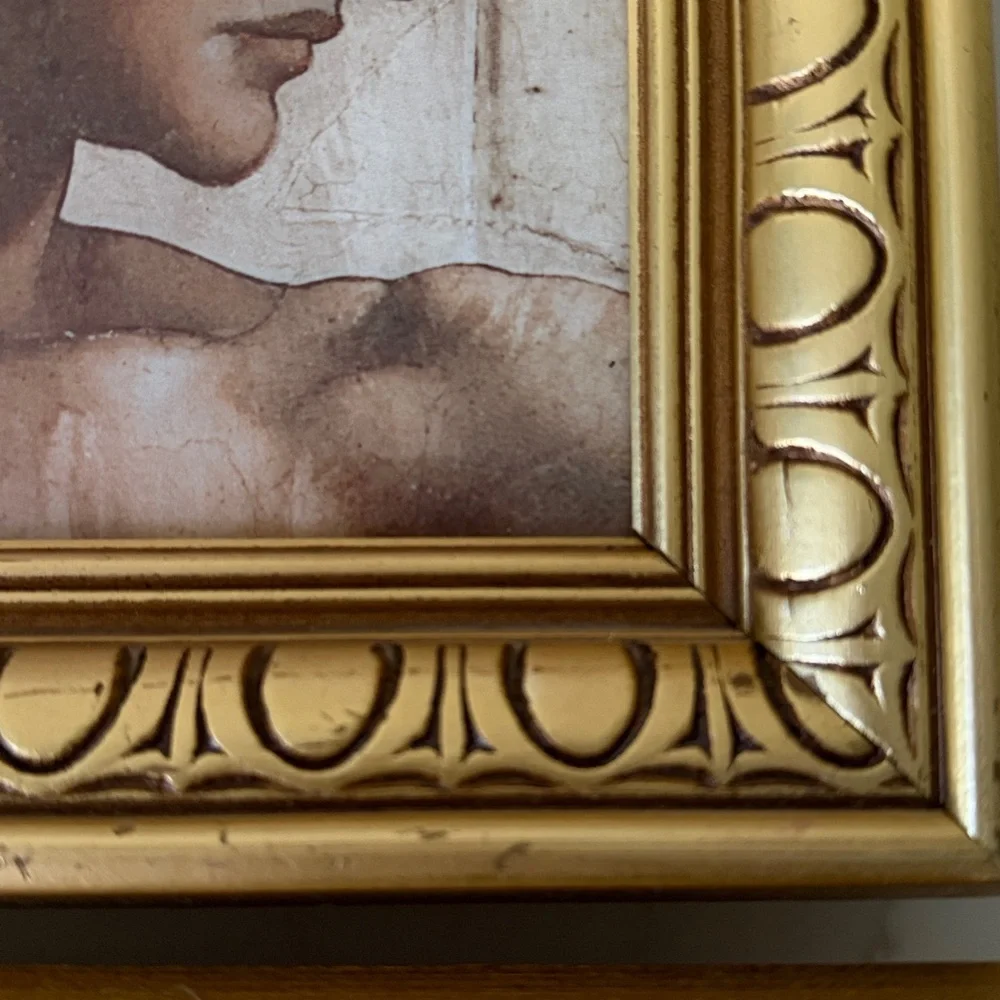 Gold Framed Sistine Chapel Repro Prints Set of 2